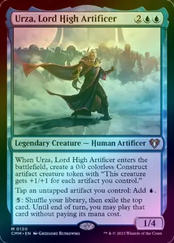 FOIL Urza, Lord High Artificer (Commander Masters) - NM Pack Fresh MTG - Image 1