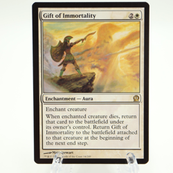 Gift of Immortality 14/249 Theros MTG TCG Card Regular Rare NM Near Mint - Image 1
