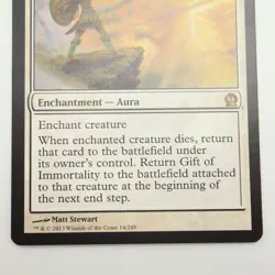 Gift of Immortality 14/249 Theros MTG TCG Card Regular Rare NM Near Mint - Image 3