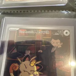 Team Rocket's Meowth 203/182 - Destined Rivals - Pokemon Card - Image 2