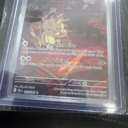 Team Rocket's Meowth 203/182 - Destined Rivals - Pokemon Card - Image 3