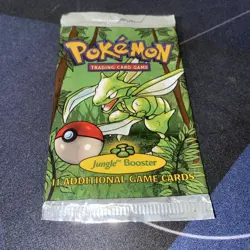 Pokemon TCG Jungle Booster Pack 1st Edition- EMPTY PACKAGE (Scyther) - Image 1