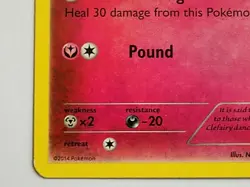 Clefairy 13/30 XY Trainer Kit: Bisharp & Wigglytuff Pokemon - Image 4