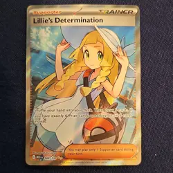 Pokemon Lillie's Determination 169/132 Me01 Mega Evolution Full Art Holo Ultra … - Image 1