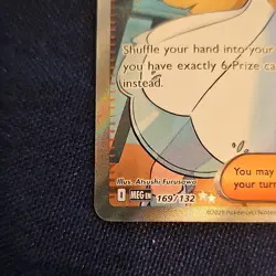 Pokemon Lillie's Determination 169/132 Me01 Mega Evolution Full Art Holo Ultra … - Image 5