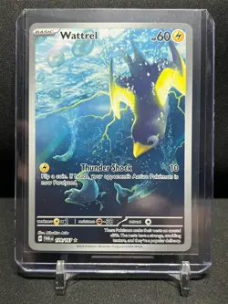 Wattrel 178/167 IR Illustration Rare Holo Pokemon 2024 Twilight Masquerade NM - Image 1