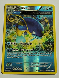 Whiscash 41/160 Reverse Holo XY Primal Clash Pokemon - Image 1