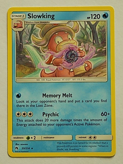 Slowking 55/214 Sun & Moon Lost Thunder Pokemon - Image 1