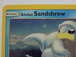 Alolan Sandshrew 19a/145 Cosmos Holo Alternate Art Promo Pokemon - Image 2