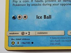 Alolan Sandshrew 19a/145 Cosmos Holo Alternate Art Promo Pokemon - Image 4