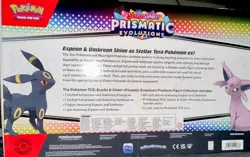 Pokemon TCG Scarlet & Violet Prismatic Evolutions Premium Figure Collection Box - Image 2