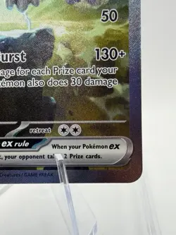 Pokemon TCG Zekrom Ex 166/086 NM+ Black Bolt 2025 Special illustration Rare SIR - Image 4