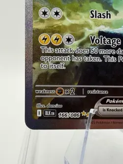 Pokemon TCG Zekrom Ex 166/086 NM+ Black Bolt 2025 Special illustration Rare SIR - Image 5