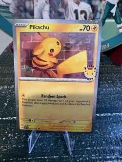 Pikachu 051 /162 Stamped 2026 Pokemon Day 30 Promo TCG With Coin - Image 2