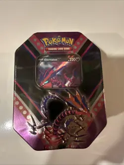 Pokemon TCG Pokemon V Powers Tin Fall 2020 Eternatus 5 Booster Packs AUTHENTIC - Image 2