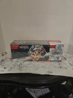Pokemon TCG Prismatic Evolutions Surprise Box & Booster Bundle Sams Club SEALED - Image 1
