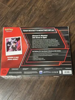 Team Rockets Mewtwo EX Box New Sealed Pokemon TCG - Image 2