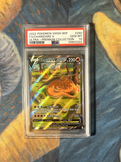 Pokemon TCG - Charizard V SWSH260 Sword and Shield Promo PSA 10 - Image 1