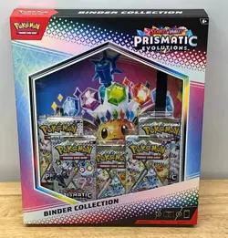 *NEW* Pokemon Scarlet & Violet Prismatic Evolutions Binder Collection Sealed - Image 1