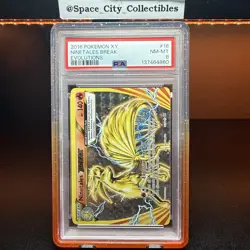 Pokemon TCG Ninetales Break 16/108 XY Evolutions 2016 PSA 8 - Image 1
