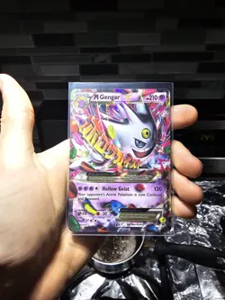 Pokemon M Gengar EX XY166 XY Promo Mega Full Art EX Holo 210 LP - Image 1