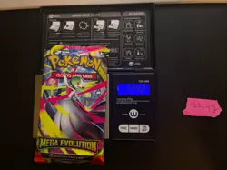 22.42g VERY HEAVY Mega Evolution Pokemon Sealed Booster Pack New SIR/HRU - Image 1