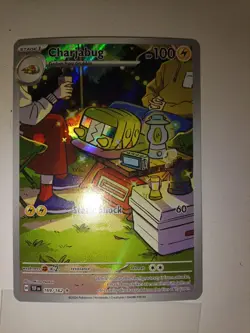 Pokemon TCG Charjabug Illustration Rare Full Art Holo SV05 Temporal Forces 169/… - Image 1