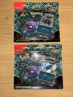 Pokemon Scarlet & Violet Paldean Fates Shiny Maschiff Tech Sticker Collection - Image 2