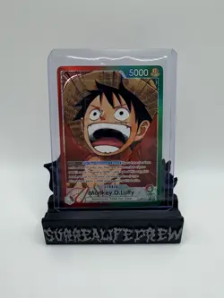 One Piece Card Game Monkey D Luffy Carrying on His Will Alt Art OP13-001 - Image 3