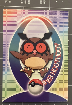 4x Pokemon Topps Johto Series Sticker Cards - Hoothoot Swinub Remoraid Meganium - Image 2