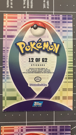 4x Pokemon Topps Johto Series Sticker Cards - Hoothoot Swinub Remoraid Meganium - Image 3