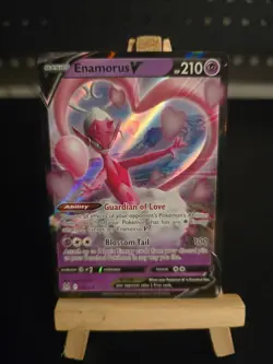 Pokemon Card Enamorus V #82 Lost Origin Holo English - Image 1