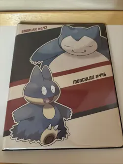 Gently used Pokemon Card Binders lot of 3-Charizard, Snorlax/Munchlax, Dragapult - Image 3