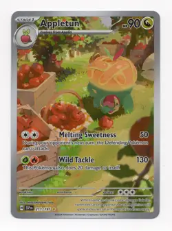 Appletun - 211/191 - Illustration Rare - Surging Sparks - Pokemon Card - NM/M - Image 1