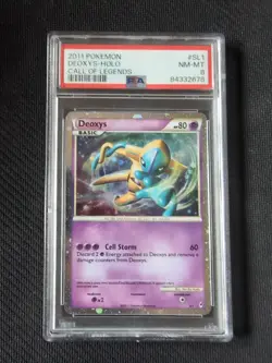 Deoxys SL1 PSA 8 Call Of Legends Graded Pokemon Card Vintage Holo - Image 1