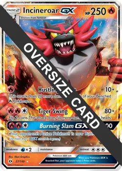 Incineroar GX - 27/149 [Jumbo Cards] 027/149 NM Holofoil - Image 1