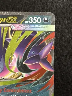 Mega Gengar ex 056/094 Double Rare Phantasmal Flames Pokemon TCG Card – NM - Image 3