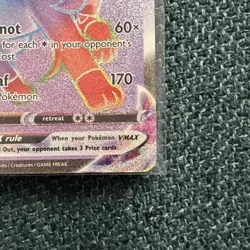 Pokemon Evolving Skies 2021 Leafeon VMAX Rainbow Secret Rare Card #204/203 - Image 4