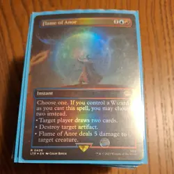 Magic | LTR | Flame of Anor (Borderless) | 406 | NM | Foil - Image 1