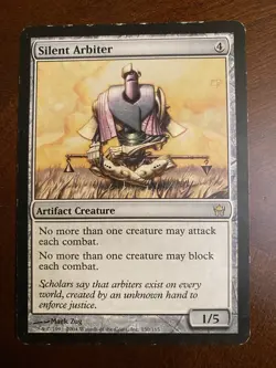1x MTG Silent Arbiter - Commander Masters (MP) - Image 1