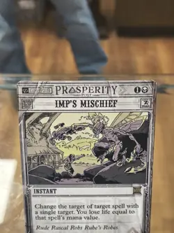 MTG - Imp's Mischief - Normal - OTJ: Breaking News - Free Shipping! - Image 2