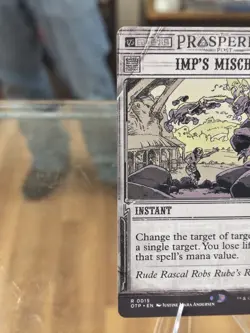 MTG - Imp's Mischief - Normal - OTJ: Breaking News - Free Shipping! - Image 5
