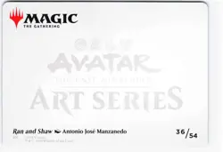 Ran and Shaw Art Card S Art Series: Avatar: The Last Airbender 36 NM - Image 2