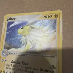 Jolteon 6/100 Holo Rare Sandstorm Pokemon Card TCG 2003 - Image 5