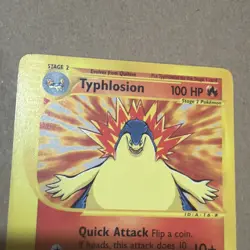 Pokemon TCG Typhlosion 64/165 Expedition Base Set Non-Holo Rare 2002 - Image 2