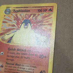 Pokemon TCG Typhlosion 64/165 Expedition Base Set Non-Holo Rare 2002 - Image 4