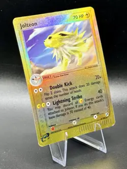 Jolteon 6/100 Reverse Holo Pokemon EX Sandstorm 2003 Vintage MP/HP - Image 1