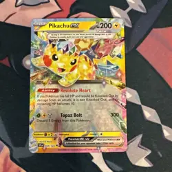 Pokemon TCG Pikachu EX Surging Sparks Ultra Rare Card 057/191 Scarlet & Violet - Image 1