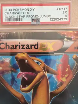 2014 Pokemon Charizard Black Star Promo XY17 - Jumbo - PSA 5 - Image 3