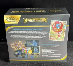 Pokemon Mega Evolution ETB Sealed Elite Trainer Box - Riolu Promo Card - Image 2
